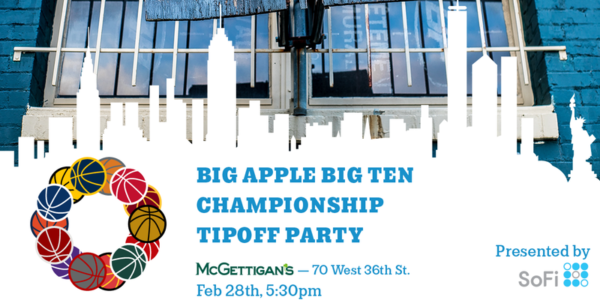 Big Apple Big Ten Championship Tipoff Party (Presented by SoFi)